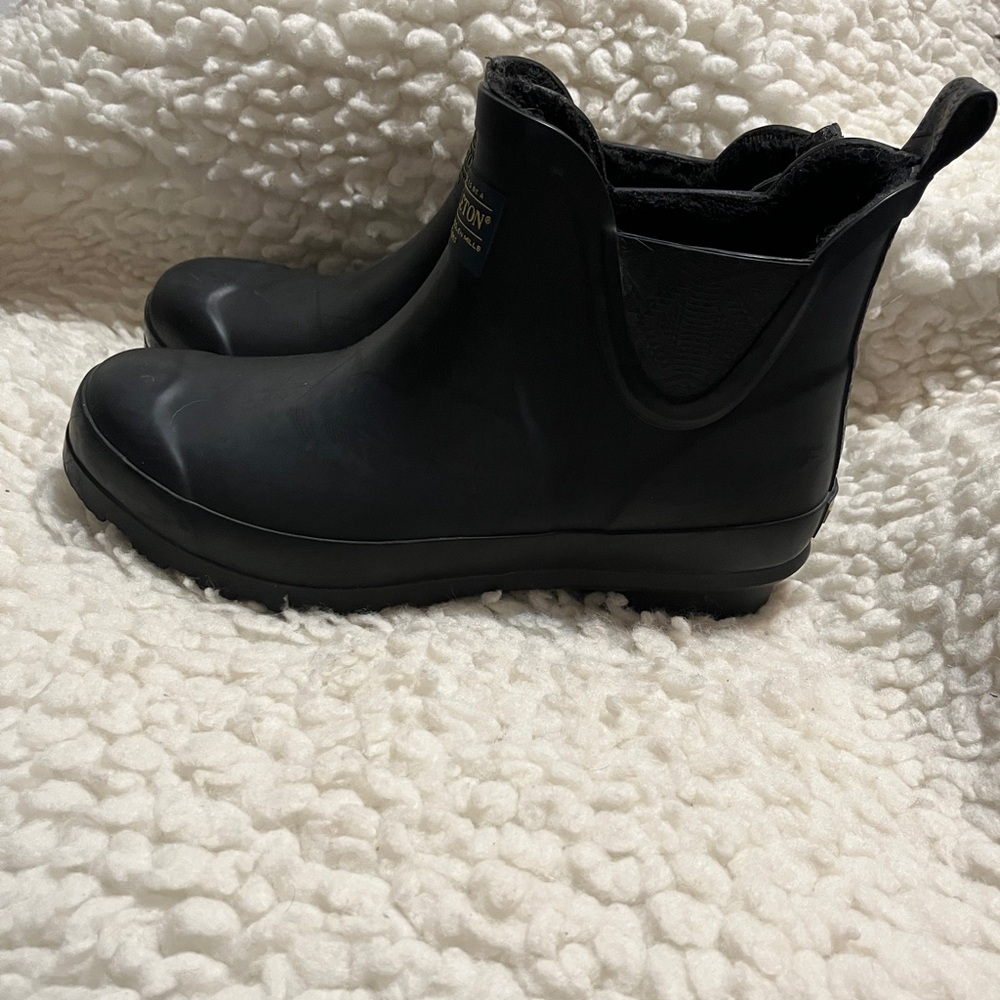 Pendleton Faux Fur Lined Chelsea Rain Boots, size 9 - Picture 5 of 10